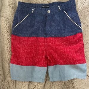 Andy & Evan Kids Swim Trunks - Red, Blue, Light Blue